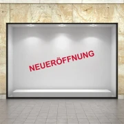 Neueröffnung Aufkleber Standard