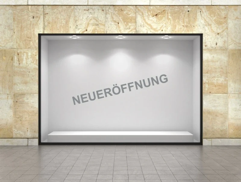 Neueröffnung Aufkleber Standard