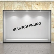 Neueröffnung Aufkleber Standard