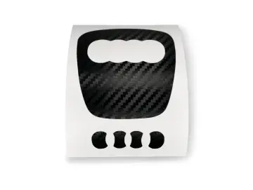 Ovale Carbon Lenkrad Maske für Audi Fahrzeuge